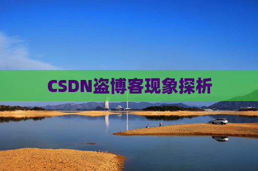 CSDN盗博客现象探析 CSDN盗博客现象探析